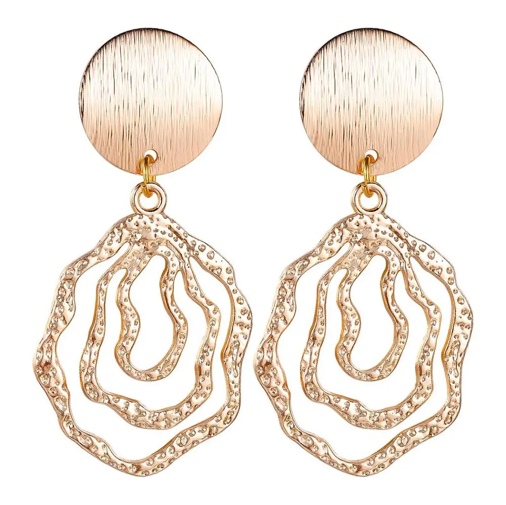 Женские серьги подвески с Круглым Диском|Серьги-подвески| |