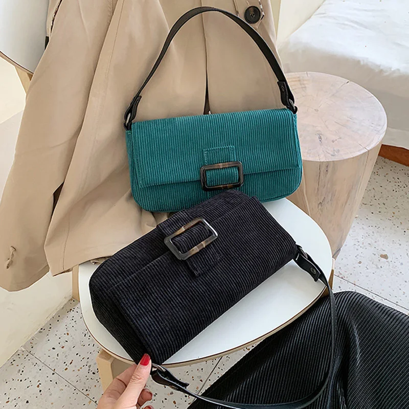 Fililuk Small Women Bag Fashion Corduroy Shoulder Korean Style Square Handbag Scrub Crossbody BIW384 PM49 | Багаж и сумки