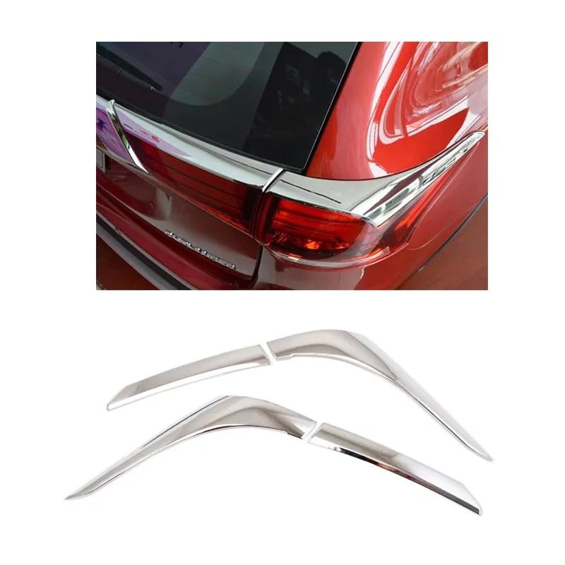 Для Mitsubishi Outlander 2016 -2019 ABS хромированный задний светильник стример отделка фонарь
