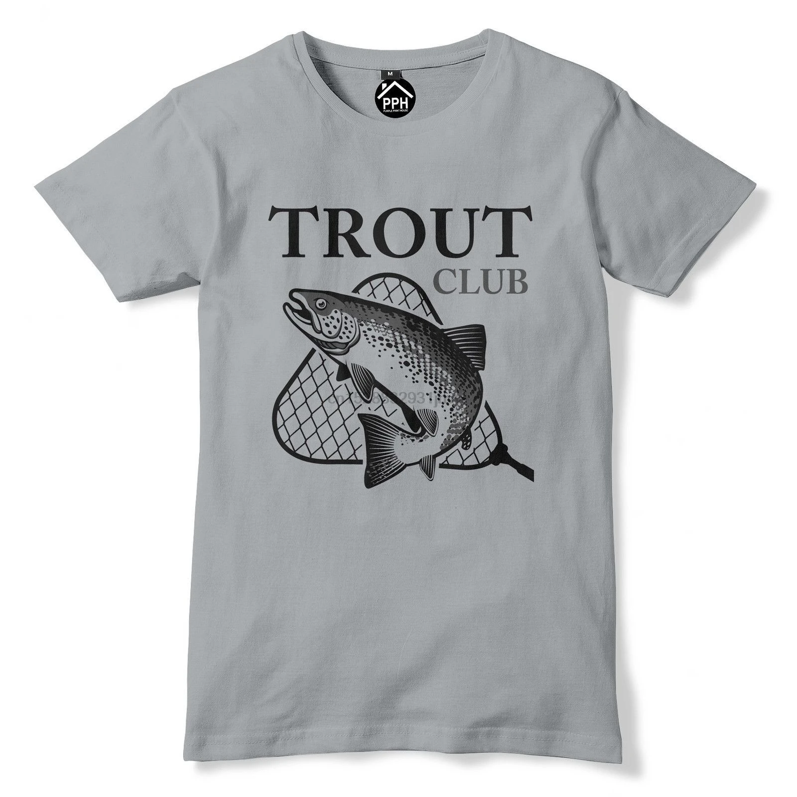 Trout Club Fly Fishing T Shirt Fish Trip Carp Tshirt Rod Bait Angling Top 212 summer o neck tee free shipping cheap |