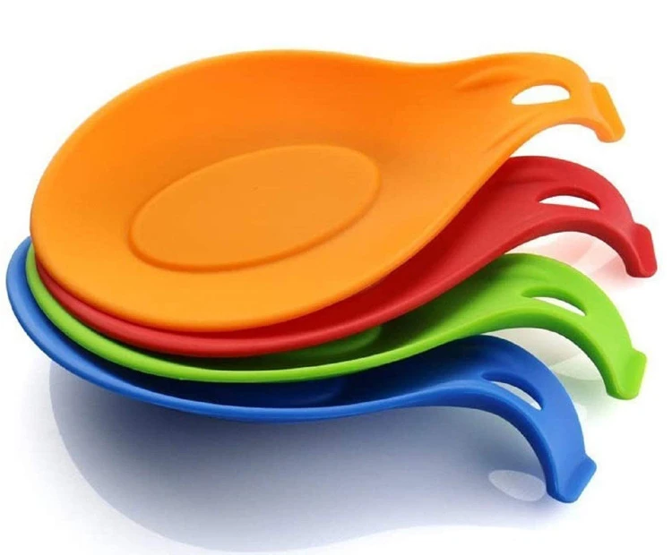 

Kitchen Silicone Spoon Fork Mat Shelf Spoon Rests Pot Clips Holder Organizer Mat Shelf Spoon Rests Pot Clips Holder Organizer