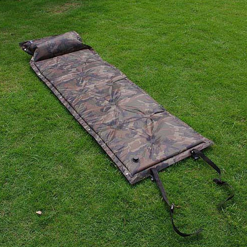 Надувная подушка для улицы одинарная может быть сшита складная камуфляжная