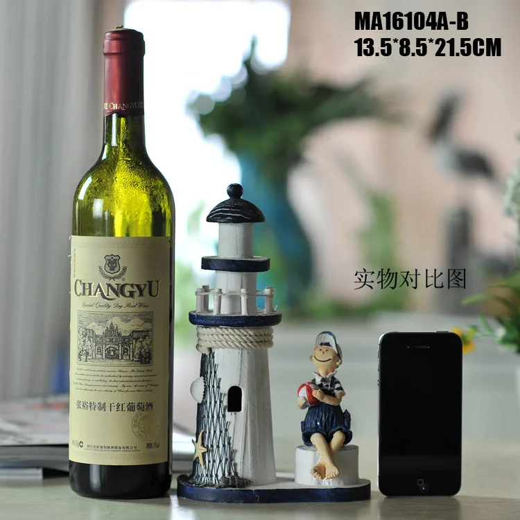 Деревянная модель маяков в средиземноморском стиле для мальчиков и девочек