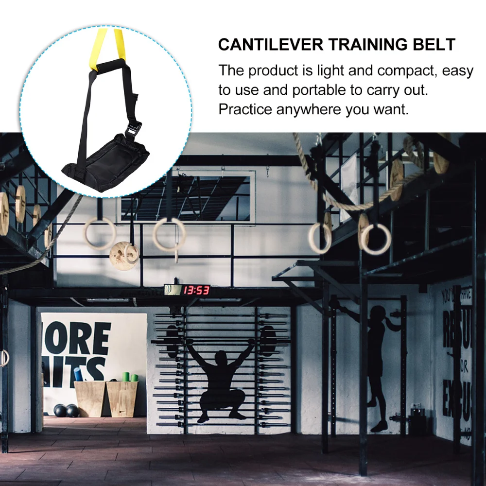 

1 Set Cantilever Training Belt Abdominal Hanging Abdomen Strap for Lifting
