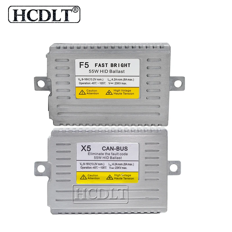 HCDLT 2 шт. AC 55 Вт DLT HID ксеноновый балласт F5 Быстрый Яркий X5 безотказный блок