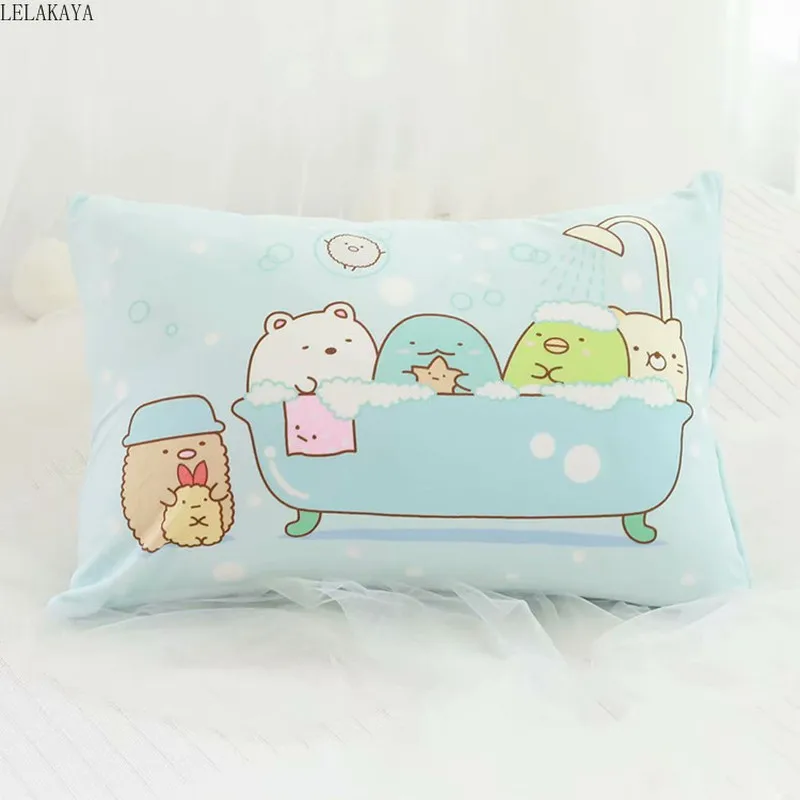 Мягкий мультяшный Чехол-Подушка Sumikko Gurashi 45x65 см