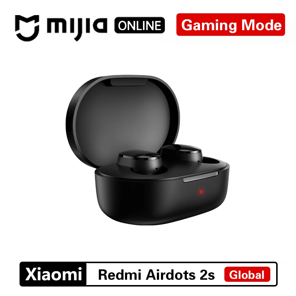 2021 Xiaomi Redmi Airdots 2s Mi True беспроводные наушники базовые Bluetooth 5 0 TWS Mic игровой режим для