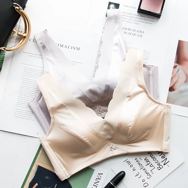 Женский бюстгальтер с чашками пуш ап без косточек|Бюстгальтеры| |