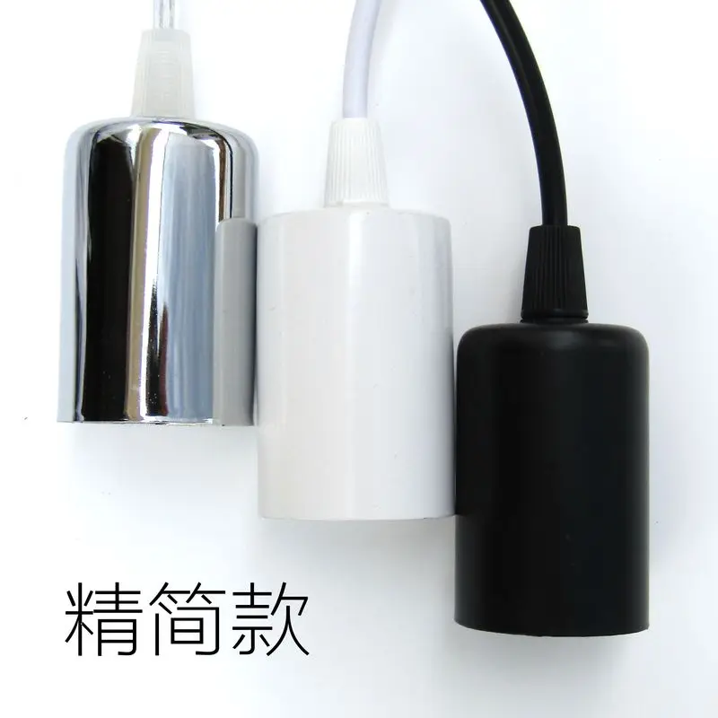

Modern Simplicity Led Base Pendant Lights E27 Lamp Holder Socket 110V 220V Lamp E27 Base for Home Lighting Bulb MJ912