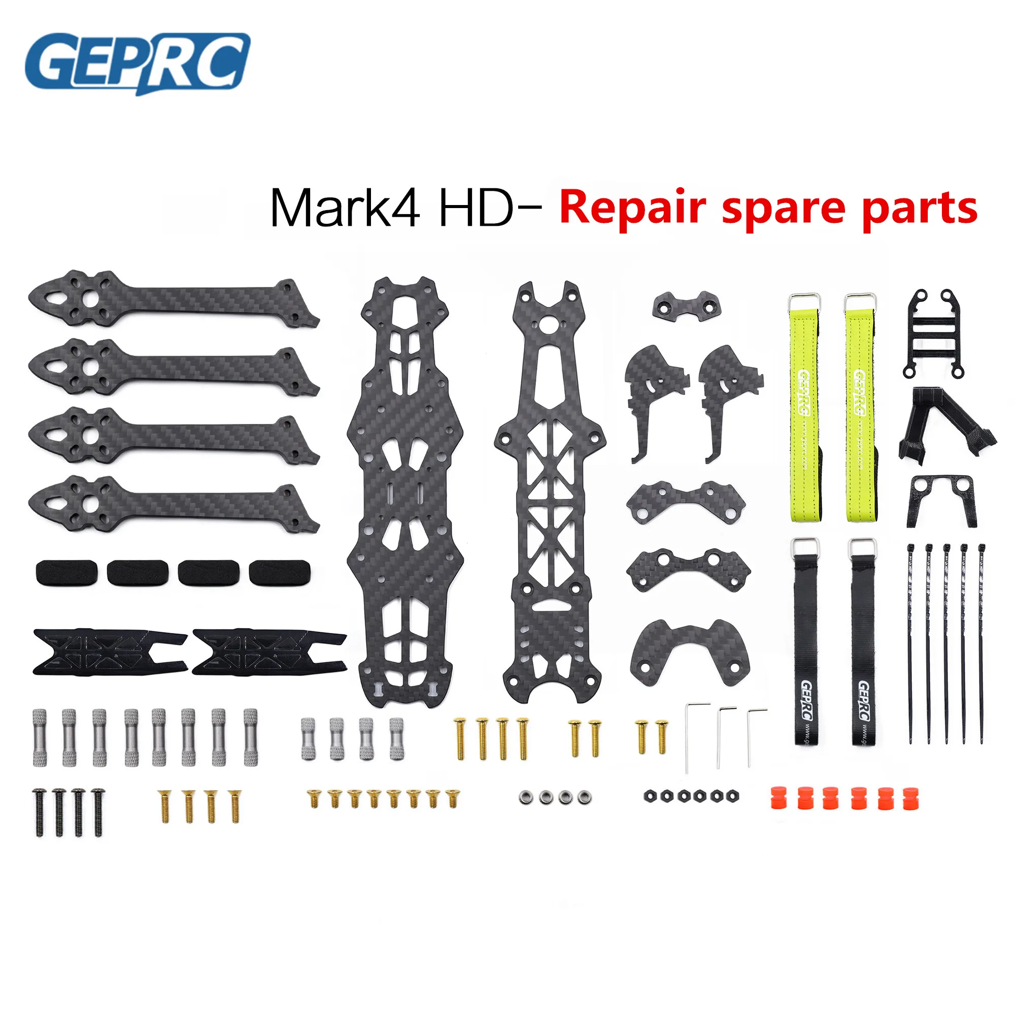 Запчасти для ремонта рамы квадрокоптера гоночного дрона GEPRC Mark4 HD5 FPV|Корпусы