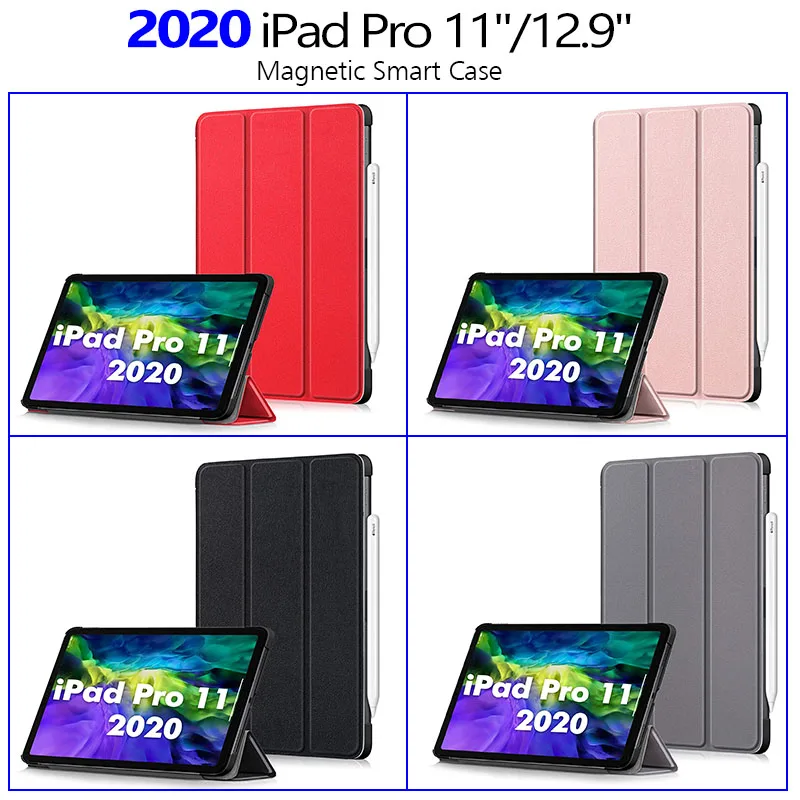 Чехол для iPad Pro 12 9 4-го поколения 2020 11 2-го чехол-книжка с подставкой дюйма