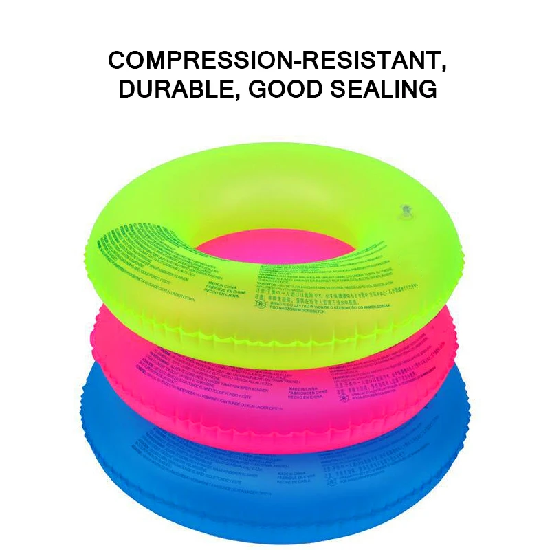 Плавательные круги круг для бассейна плавательное кольцо флуоресцентная