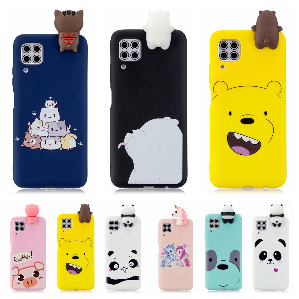 Чехол P40 для Huawei Lite 3D Kawaii Bear Panda силиконовый мягкий чехол Funda Pro телефона женщин