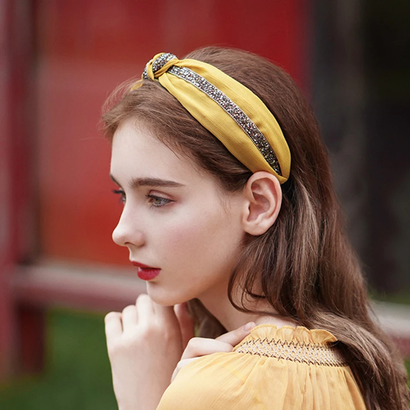 Корейские модные однотонные бархатные ткани украшение для волос с зубами