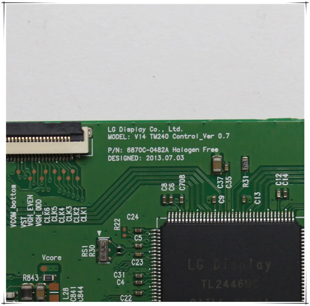 Tcon Board 6870C 0482A V14 TM120 Control_Ver 0 7 для Vizio M552I B2 LG TV PAV5532 01 3489BD.... И т. д. Логическая