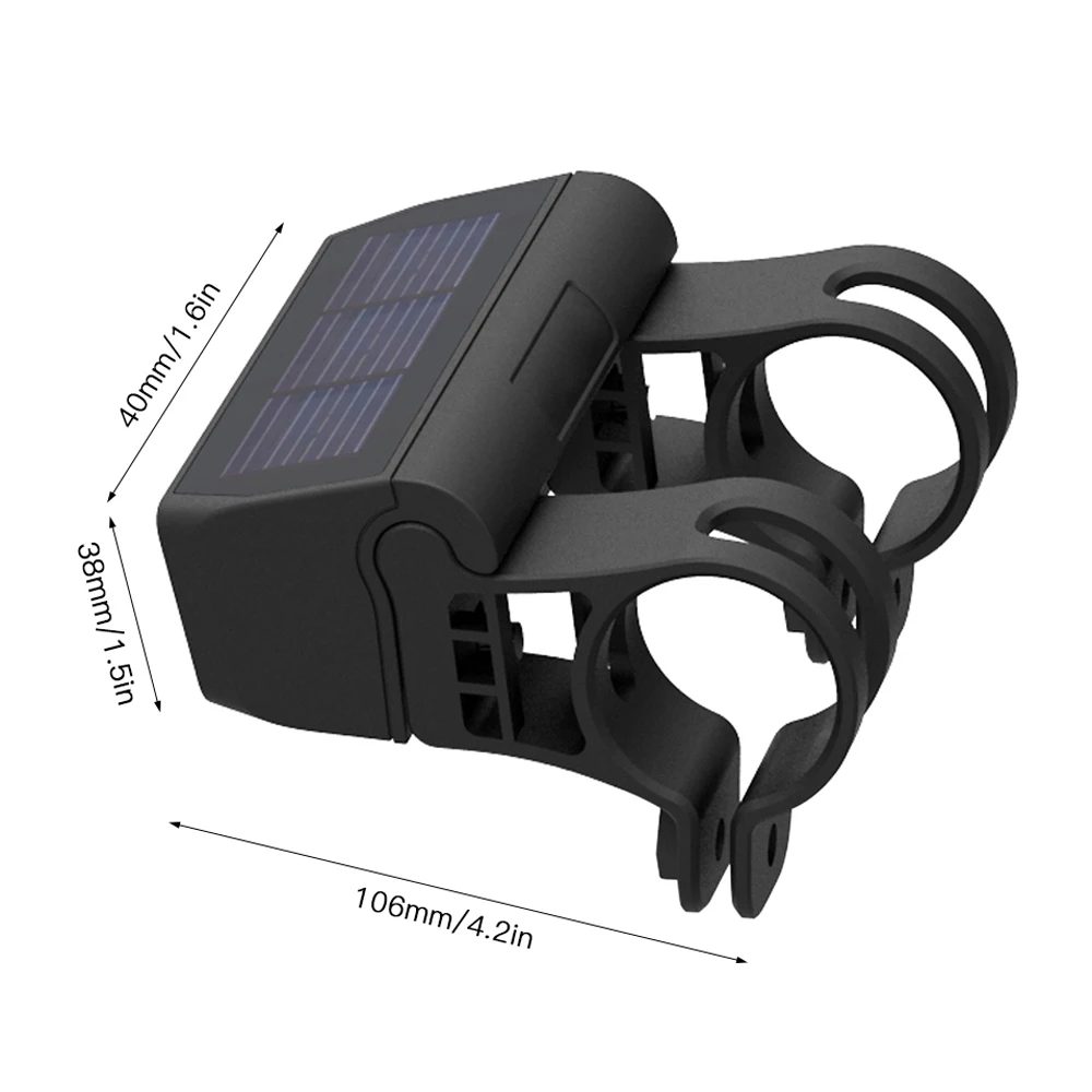 Водонепроницаемая солнечная панель передсветильник для велосипеда
