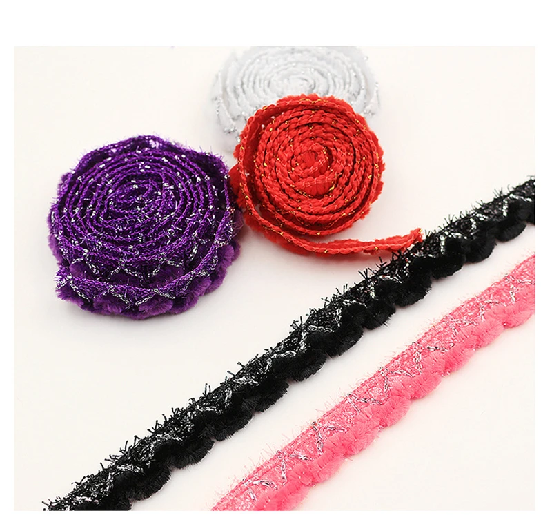 10 ярдов 1 6 см шерстяная ткань с мягкими волнистыми краями кружева сделай сам