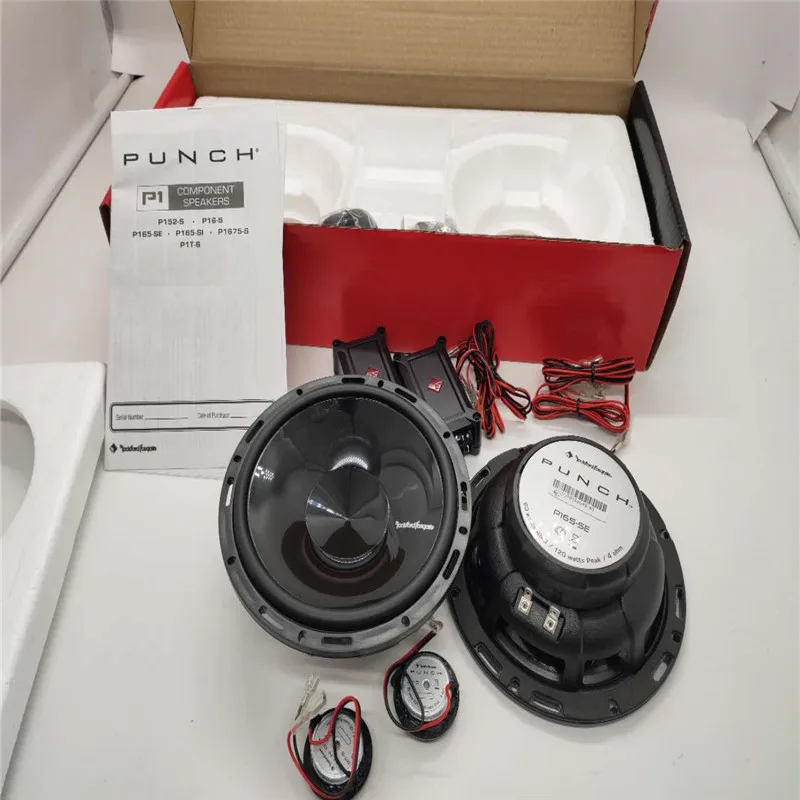 Бесплатная доставка 1 комплект Rockford Fosgate Дырокол серия P165 SE 120 ватт Max Комплект из