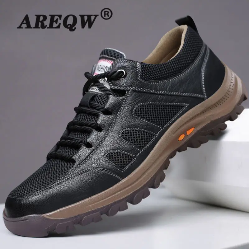 

2021 New Summer Men's Casual Shoes Outdoor Hiking Shoes Men's Shoes Sports Mesh Casual Trendy Shoes
