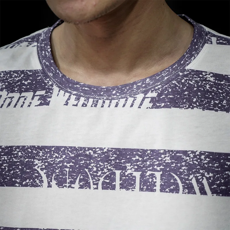 

Funny Mens Summer Tshirts Striprd Male Oversized Tee Shirts Men's Cotton Fashion T-shirt 5XL Casual T Shirt For Man Streetwear