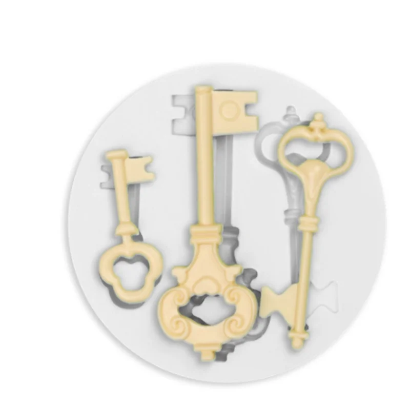 Силиконовая форма для ключей кристальная эпоксидная смола дизайн сделай сам