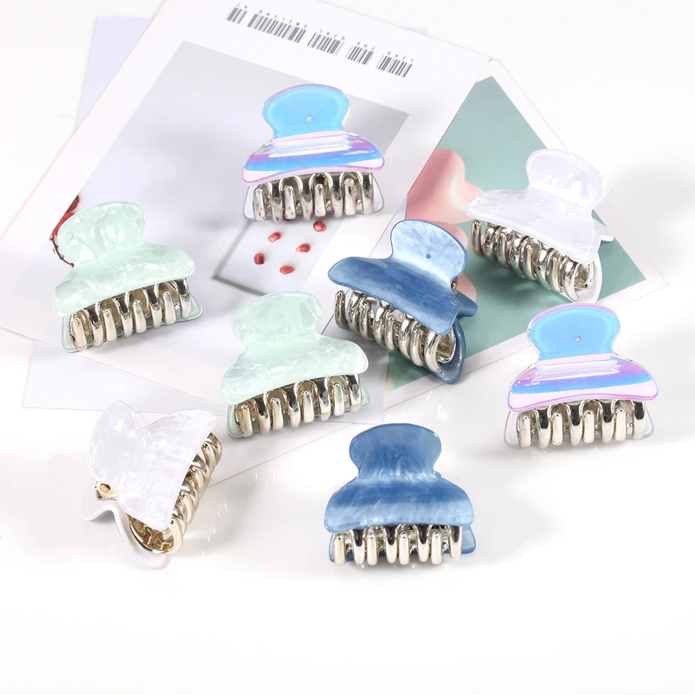 Женская заколка краб для волос с цветами леопардовым принтом|Аксессуары девочек|