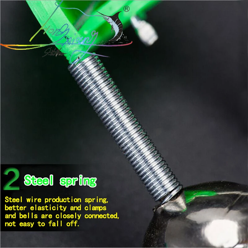 5 шт./лот 10 рыболовные сигнализаторы клева для удочки колокольчики зажим удилища