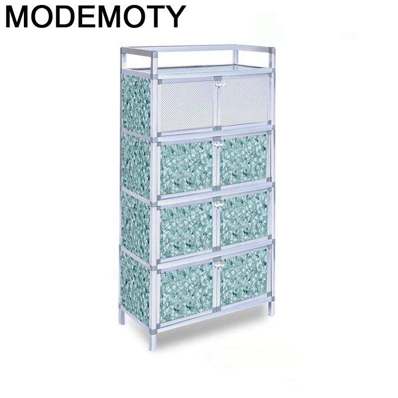 

End Tea Mobiliario Aluminum Alloy Cupboard Side Tables Meuble Buffet Mueble Cocina Kitchen Furniture Cabinet Sideboard