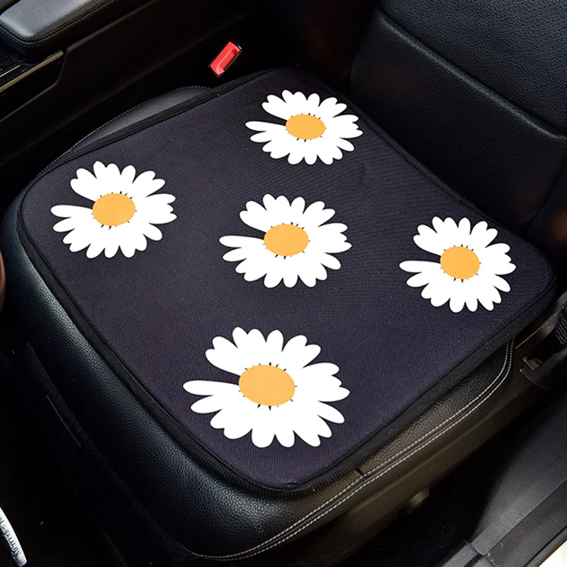 Летние чехлы на автомобильные сиденья с цветочным рисунком универсальные