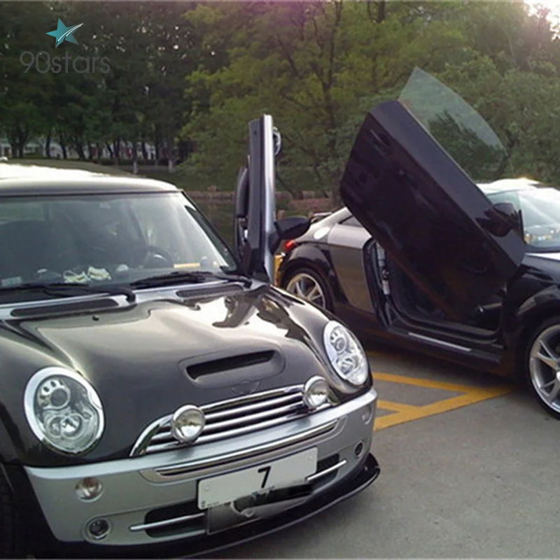 

Real Carbon Fiber Front Bumper Engine Hood Vent Cover For BMW MINI COOPER