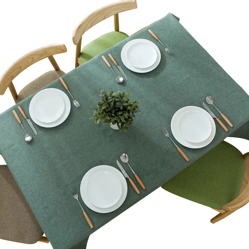 Горячее предложение простой современный Скатерти прямоугольник квадратная