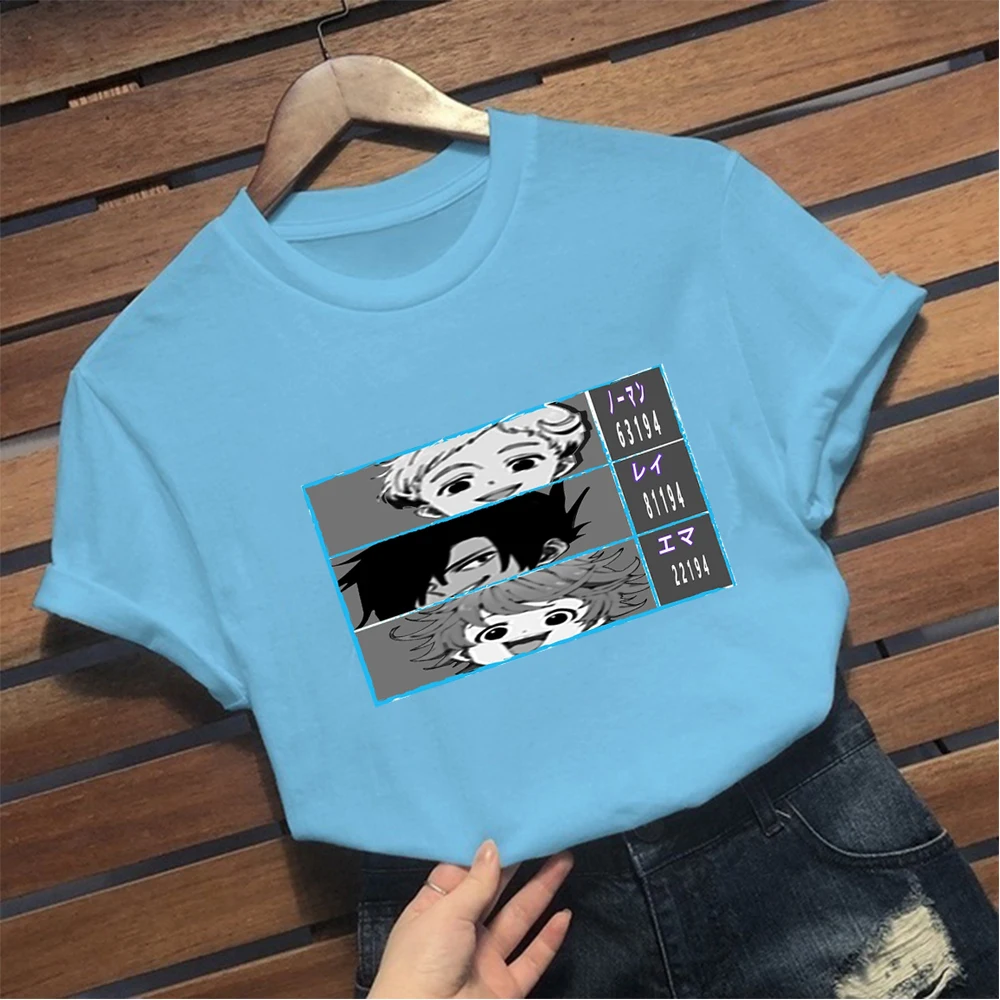 

Emma Ray Norman T-shirt Casual Tee The Promised Neverland