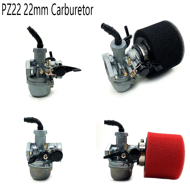 Карбюратор PZ22 22 мм и воздушный фильтр 38 для мотоциклов Park 125cc KAYO Apollo BSE Xmotos Kandi / dust