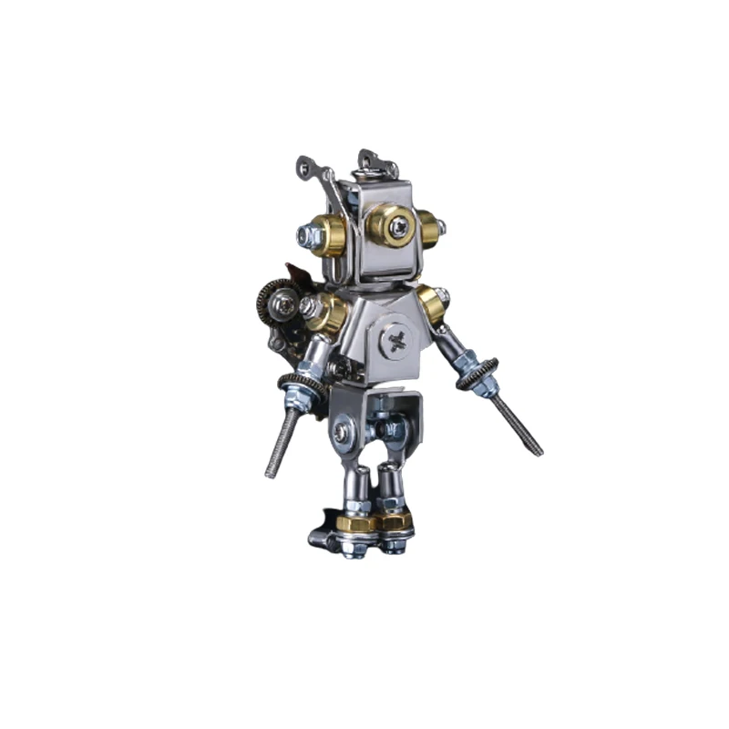 

Blind Box Toys Figure Original Assemblable Mechanical Party Saint Series Random Surprise Anime Model Guess Metal Doll 8Pcs/Set