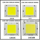 Светодиодный флип-чип с COB матрицей, высокомощные лампы полной мощности 4640, 10 Вт, 20 Вт, 30 Вт, 50 Вт, 70 Вт, 2B50C, 12B10C, 2B25C, 12 В, 30 В для уличных ламп, 20 шт.