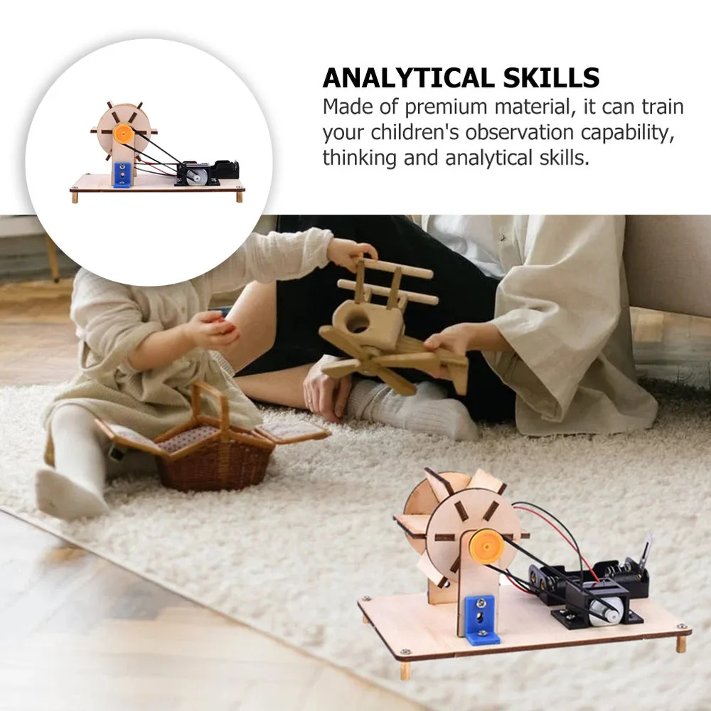 

1 Set Kids Science Education Kit DIY Hydropower Plant Assemble Battery