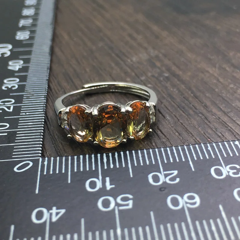 Женское кольцо с зултанитом из серебра 925 пробы|Кольца| |