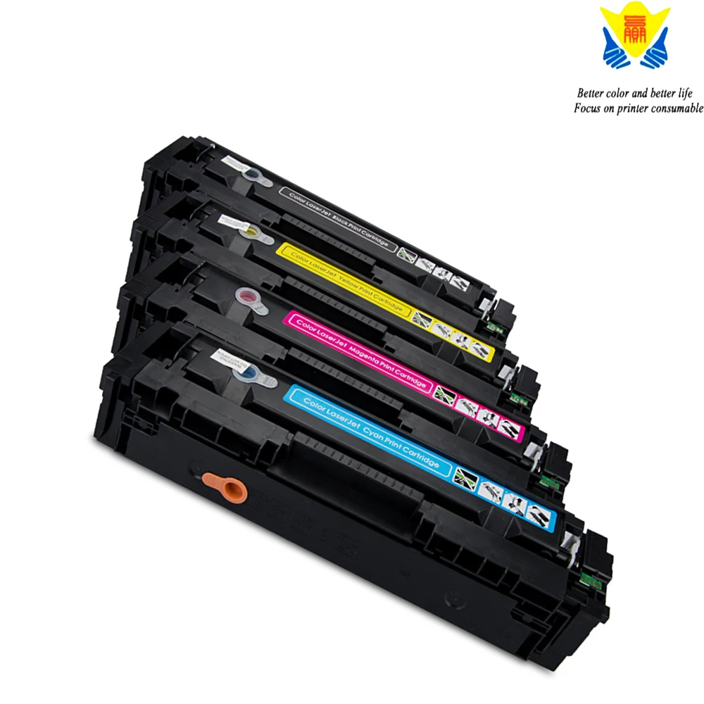 Цветной совместимый картридж с тонером JIANYINGCHEN CF400A CF401 CF402 CF403 для HPs color LaserJet M277 M277dw