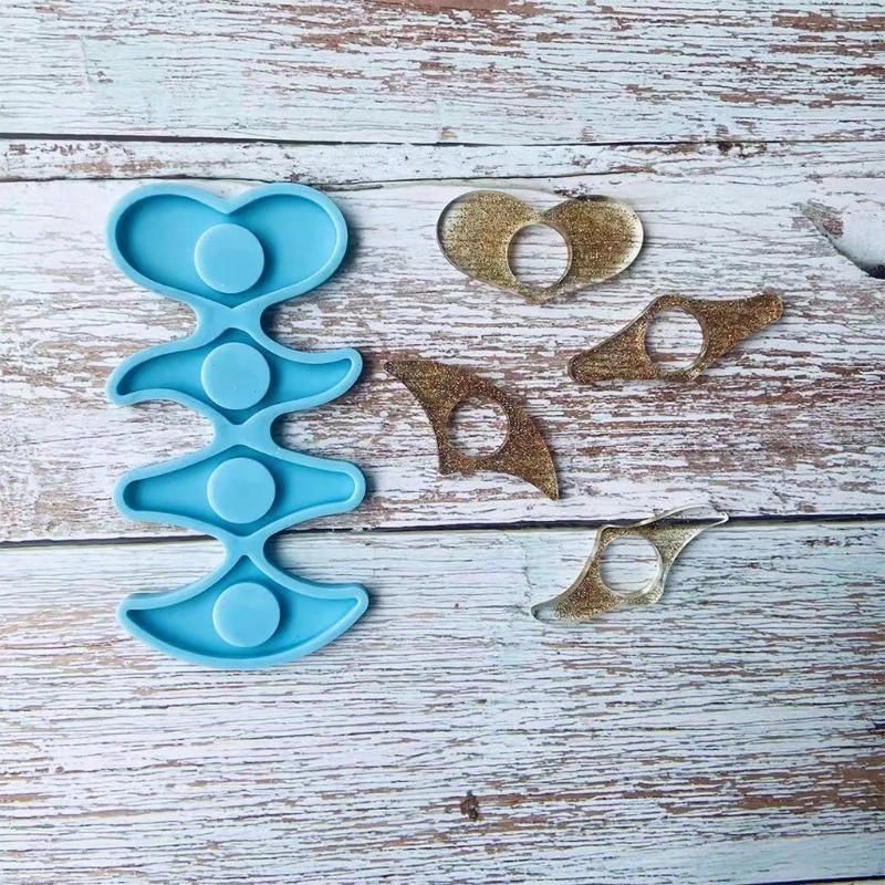 

DIY Earrings Keychain Epoxy Resin Mold Crafts Casting Tools Jewelry Pendant Silicone Mould