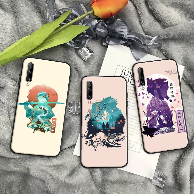 

Demon Slayer Phone Case For Huawei P Smart Z 2019 2021 P20 P30 P40 Lite Pro Plus Funda Soft TPU Back Cover