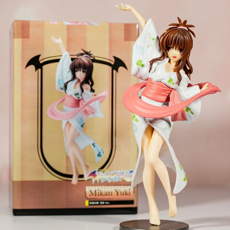 

Action Figure To Love Darkness Yuuki Mikan Kimono Cosplay Model Cartoon Doll PVC Japanese Figurine Anime for Collection LZ108