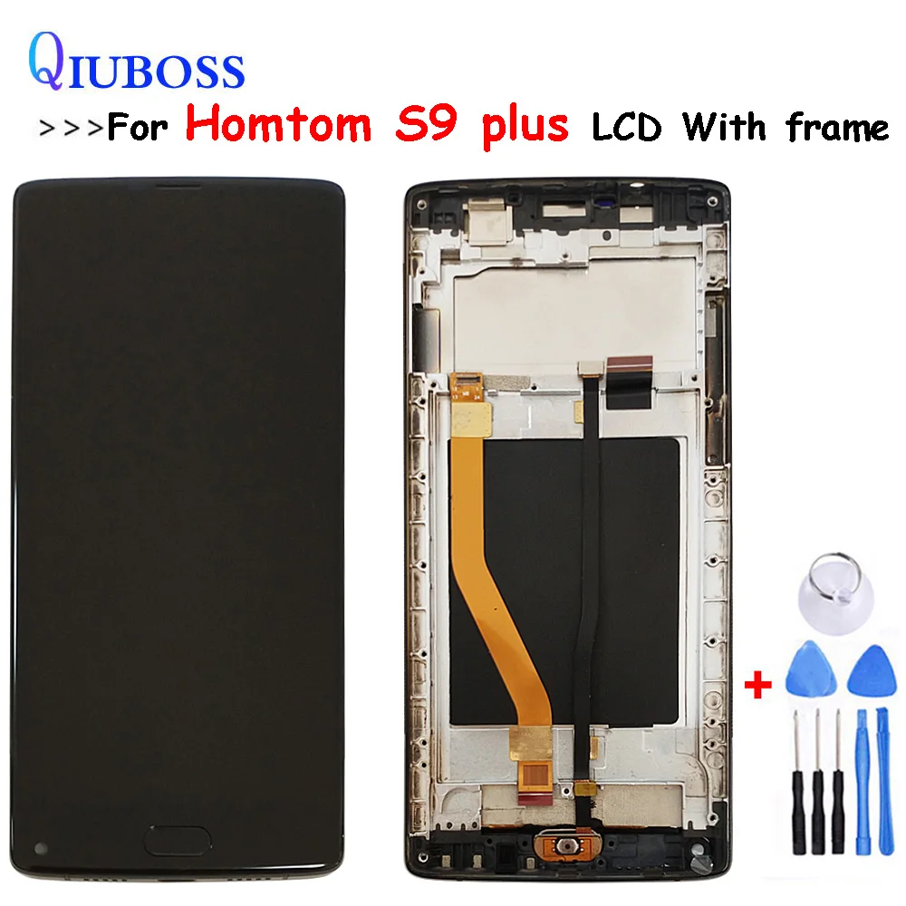 5 99 &quotдля Homtom S9 Plus LCD сборка с рамкой дисплей + Сенсорная панель экрана для замены