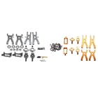 2 комплекта подвесной рычаг и передняязадняя ступица C, комплект деталей для сиденья Wltoys A959 A979 A959B A979B K929, желтый и серый