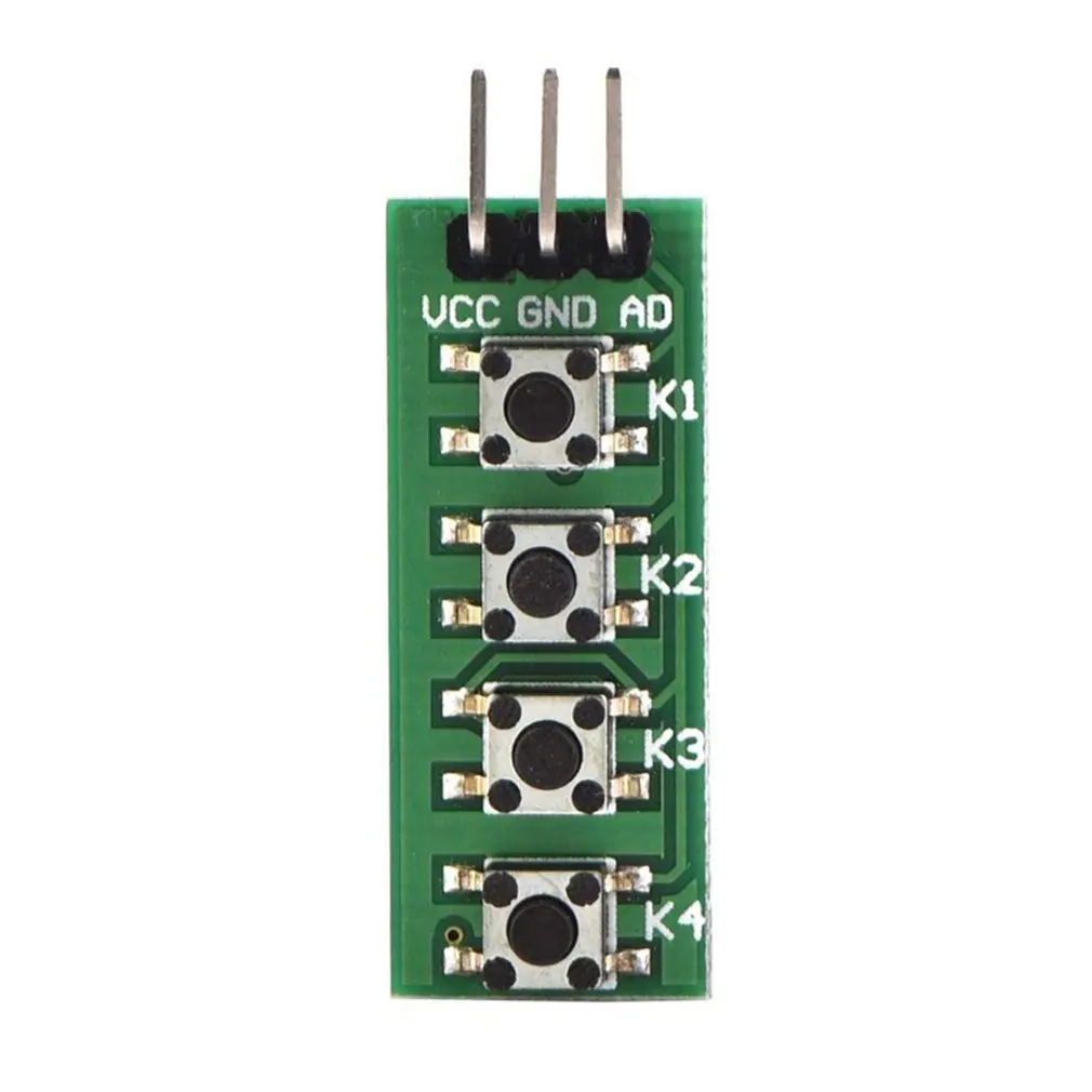 4 кнопочный модуль Ad переключатель для Arduino аналоговый электронный строительный