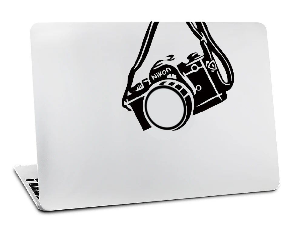 Sykiila наклейка для Macbook Air 11 12 13 Pro 13 15 16 17 виниловая наклейка на стену для ноутбука черная наклейка Карта мира Земля камера Горный Лев