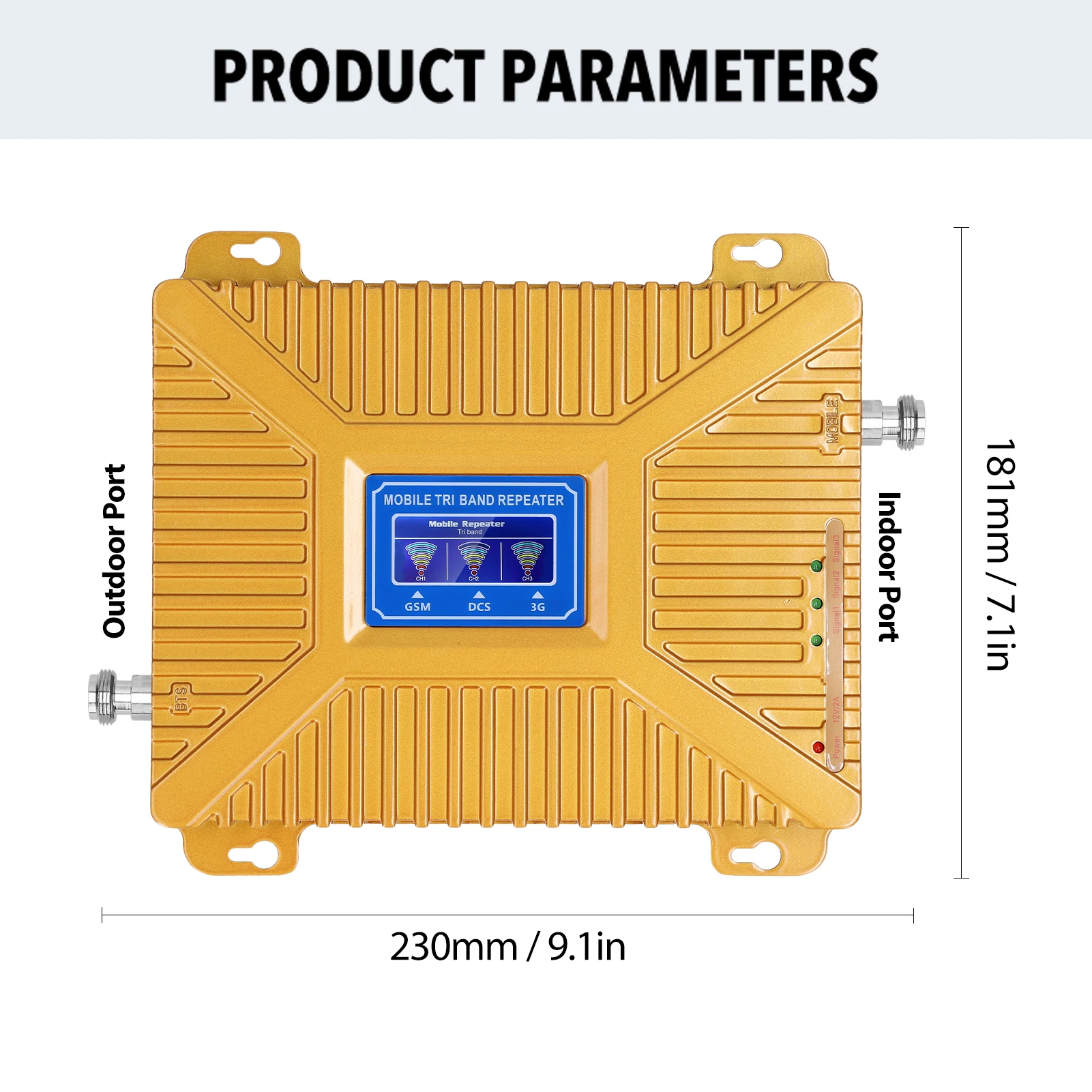 

900/1800/2100 GSM DCS WCDMA 2G/3G/4G LTE