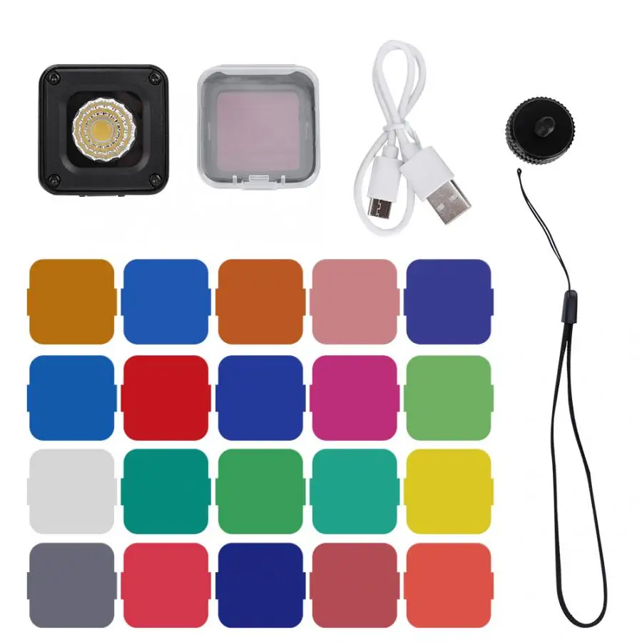 

Ulanzi Studio Light Senyar LED Video Light,L1 Pro Waterproof Mini LED Light IP67 10M Built-In Lithium Battery Photo Light