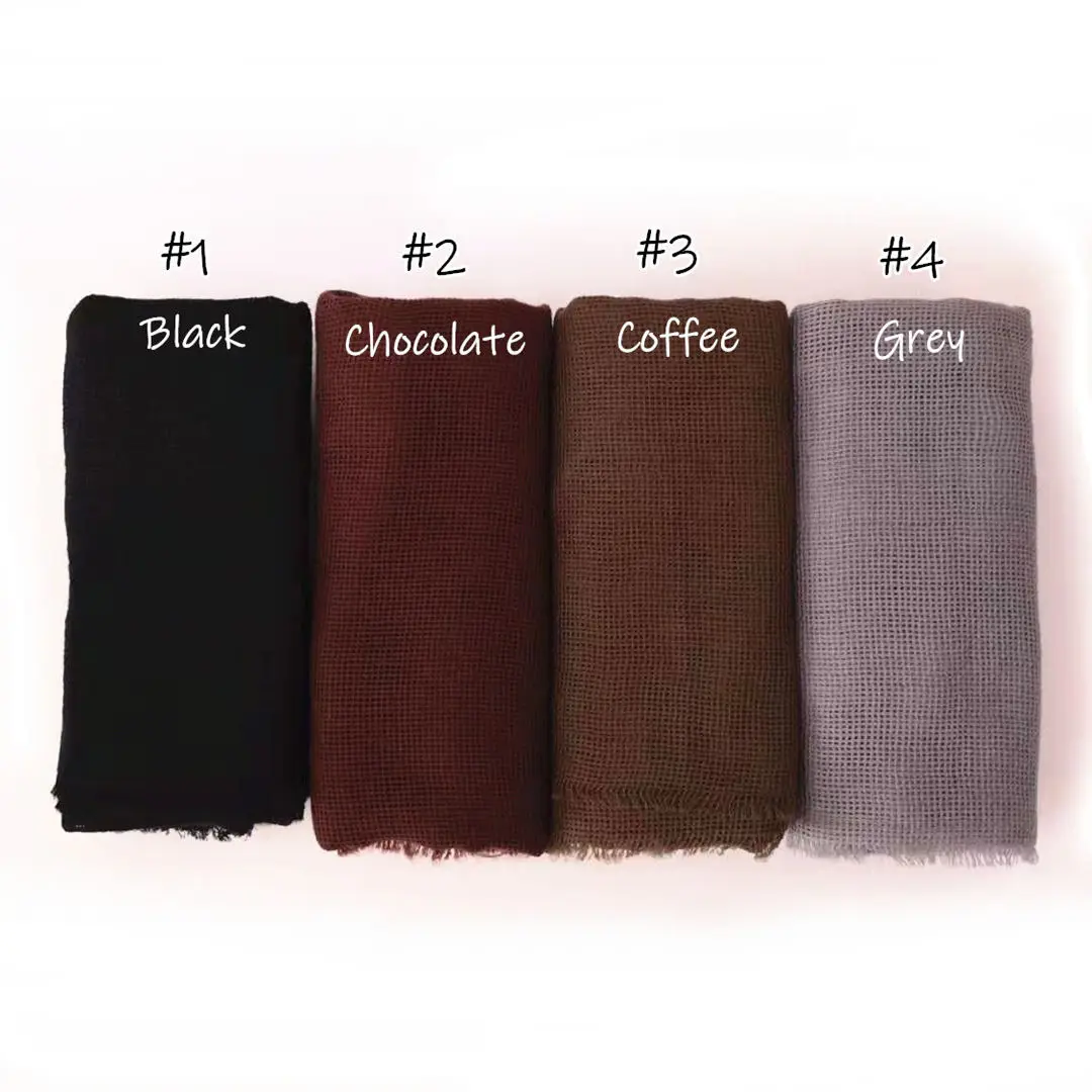 Fashion new bandana viscose shawls winter warm scarf solid fringe shawl muslim hijab women scarf wraps fast shipping 10pcs\lot