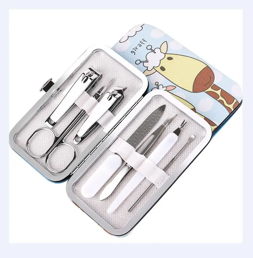 

Creative web celebrity cartoon set portable nail nail clippers manicure tools household nail clippers suit