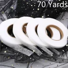 70 ярдов, белые двусторонние клейкие вставки из нетканого материала